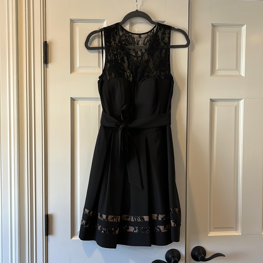 Black cocktail dress